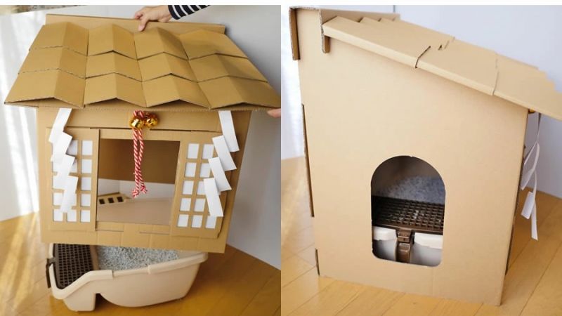 đền Thần đạo bằng giấy cứng